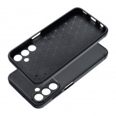 Samsung Galaxy A15 LTE Case Carbon premium Elegant  Black