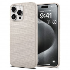 Apple iPhone 15 Pro Case Spigen  Liquid Air Natural titanium 