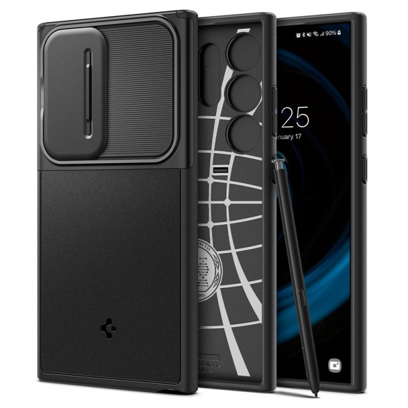 Samsung Galaxy S24 ULTRA Case Spigen Optik Armor Black 