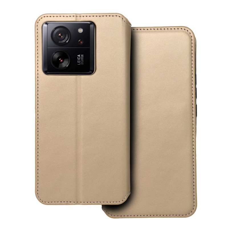 XIAOMI 13T Pro Wallet Cases Dual Pocket book Gold 