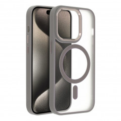 Apple iPhone 15 Pro Max Case Matte Mag Cove MagSAFE  Titanium 