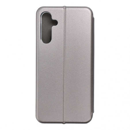 Samsung Galaxy A15 LTE Wallet Cases Book Elegance Elegant  Grey 