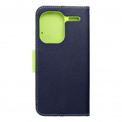 XIAOMI Redmi Note 13 Pro Plus 5G Wallet Cases Fancy Book Navy / Lime 