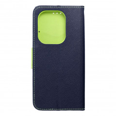 XIAOMI Redmi Note 13 Pro 4G Wallet Cases Fancy Book Navy / Lime 