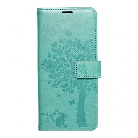 Samsung Galaxy A55 Wallet Cases MEZZO Book Tree  Green 