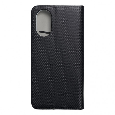 Oppo A18 Wallet Cases Smart Case Book Black 