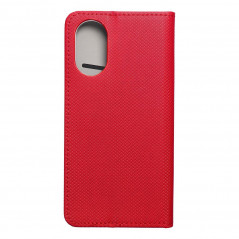 Oppo A18 Wallet Cases Smart Case Book Red 