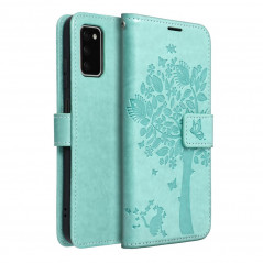 Samsung Galaxy A03 Wallet Cases MEZZO Book Tree  Green