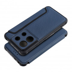 XIAOMI Redmi Note 13 Pro 5G Wallet Cases Razor Book Carbon Fibre, Carbon pattern  Blue 