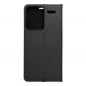 XIAOMI Redmi Note 13 Pro Plus 5G Wallet Cases LUNA Book Carbon Carbon Fibre, Elegant  Black 