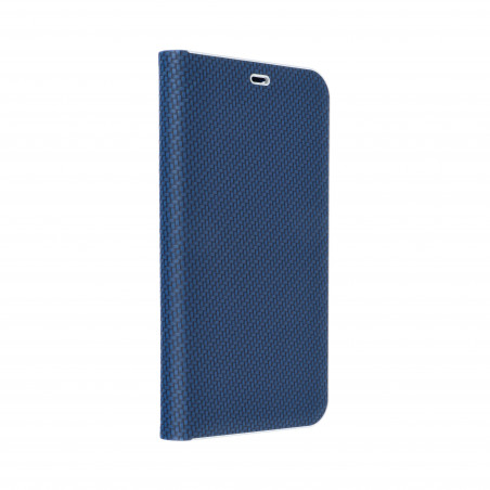 XIAOMI Redmi Note 13 Pro 4G Wallet Cases LUNA Book Carbon Carbon Fibre, Elegant  Blue 