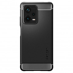 XIAOMI Redmi Note 12 Pro Plus 5G Case Spigen Rugged Armor Carbon Fibre, Elegant  Matte black