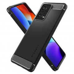 XIAOMI Redmi Note 12 Pro Plus 5G Case Spigen Rugged Armor Carbon Fibre, Elegant  Matte black 