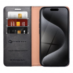 XIAOMI Redmi Note 13 4G Wallet Cases Forcell F-PROTECT RFID Blocker Book Elegant  Black 