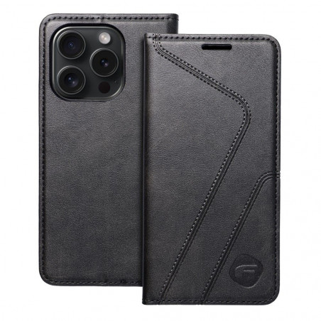 XIAOMI Redmi Note 13 5G Wallet Cases Forcell F-PROTECT RFID Blocker Book Elegant  Black