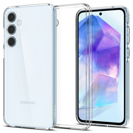 Samsung Galaxy A55 Case Spigen Ultra Hybrid Crystal clear  Transparent