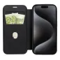 Apple iPhone 12 Wallet Cases Smart Mag Book Elegant  MagSAFE  Black 