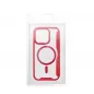 Apple iPhone 15 Pro Wallet Cases Smart Mag Book Elegant  MagSAFE  Red 