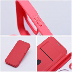 Apple iPhone 15 Pro Max Wallet Cases Smart Mag Book Elegant  MagSAFE  Red 