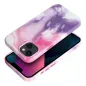 Apple iPhone 13 Case Leather Mag Cover Elegant  MagSAFE  Purple splash 