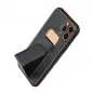 Apple iPhone 11 Case LEATHER Case Kickstand Black 