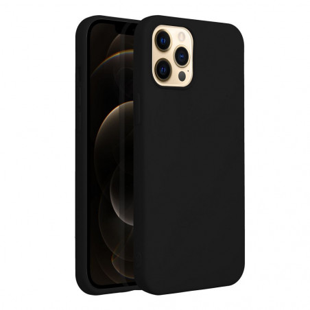 Apple iPhone 12 Pro Max Case Silicone Elegant  Black 