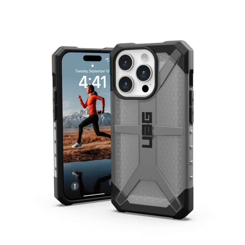 Apple iPhone 15 Pro Case Urban Armor Gear Plasma Ash 