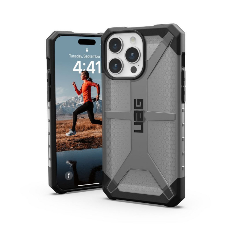 Apple iPhone 15 Pro Max Case Urban Armor Gear Plasma Ash 