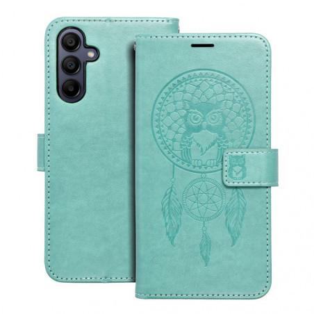 Samsung Galaxy A15 LTE Wallet Cases MEZZO Book Dreamcatcher  Green 