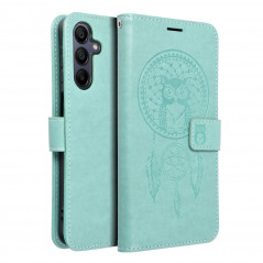 Samsung Galaxy A15 LTE Wallet Cases MEZZO Book Dreamcatcher  Green 