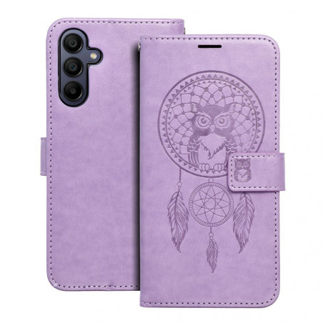 Samsung Galaxy A15 LTE Wallet Cases MEZZO Book Dreamcatcher  Purple 