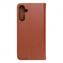 Samsung Galaxy A15 LTE Wallet Cases Leather case SMART PRO Elegant  Brown