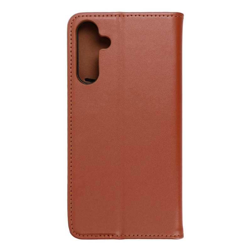 Samsung Galaxy A15 LTE Wallet Cases Leather case SMART PRO Elegant  Brown 