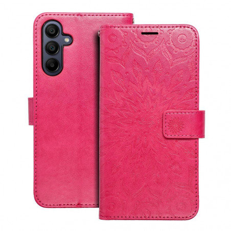 Samsung Galaxy A15 LTE Wallet Cases MEZZO Book Mandala  Magenta 