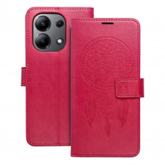 XIAOMI Redmi Note 13 4G Wallet Cases MEZZO Book Dreamcatcher  Magenta 