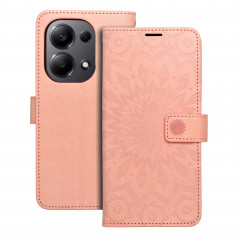 XIAOMI Redmi Note 13 Pro 4G Wallet Cases MEZZO Book Mandala  Peach fuzz 