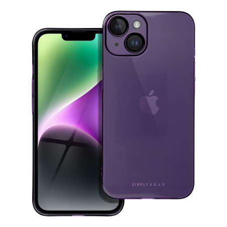 Apple iPhone 14 Case Roar Pure Simple Fit  Purple 