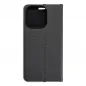 Apple iPhone 15 Pro Wallet Cases LUNA Book Carbon Carbon Fibre, Elegant  Black 