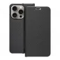 Apple iPhone 15 Pro Wallet Cases LUNA Book Carbon Carbon Fibre, Elegant  Black 