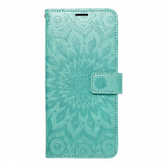 XIAOMI Redmi 12 Wallet Cases MEZZO Book Mandala  Green 