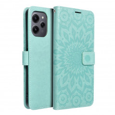 XIAOMI Redmi 12 Wallet Cases MEZZO Book Mandala  Green 