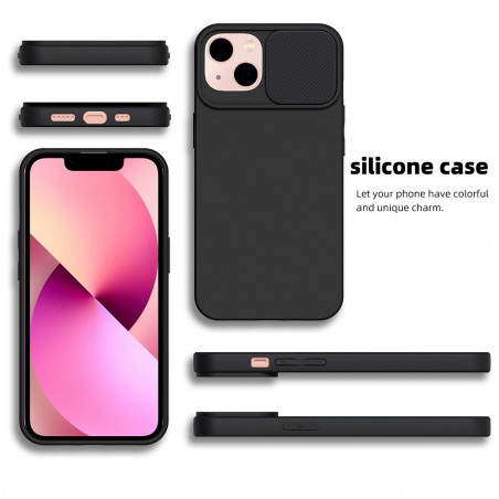 Apple iPhone 15 Pro Case Slide Black