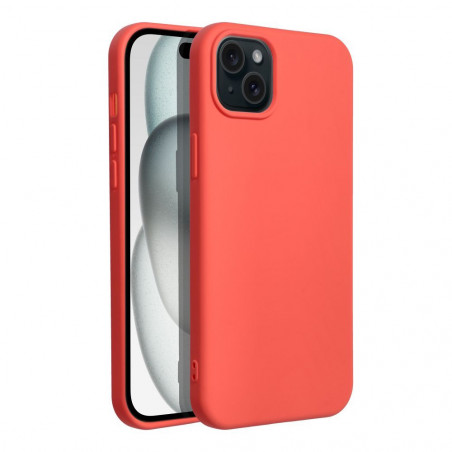 Apple iPhone 15 Plus Case Silicone Elegant  Peach