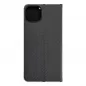 Apple iPhone 15 Plus Wallet Cases LUNA Book Carbon Carbon Fibre, Elegant  Black 