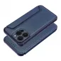 Apple iPhone 15 Pro Max Wallet Cases Razor Book Carbon Fibre, Carbon pattern  Blue 