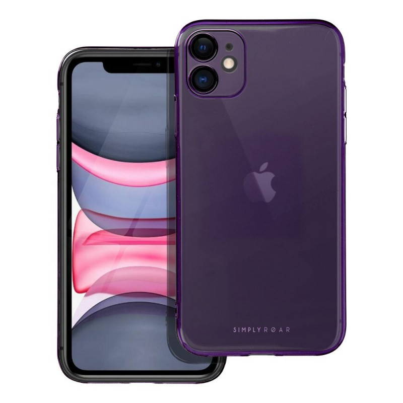 Apple iPhone 11 Case Roar Pure Simple Fit  Purple 