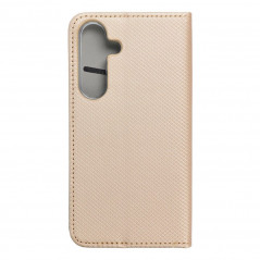 Samsung Galaxy S24 Wallet Cases Smart Case Book Gold 