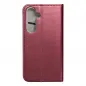 Samsung Galaxy S24 Wallet Cases Smart Magneto book Burgundy 