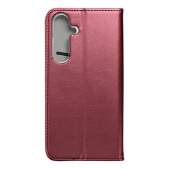 Samsung Galaxy S24 PLUS Wallet Cases Smart Magneto book Burgundy 