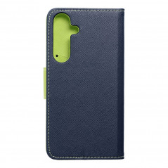 Samsung Galaxy S24 PLUS Wallet Cases Fancy Book Navy / Lime 